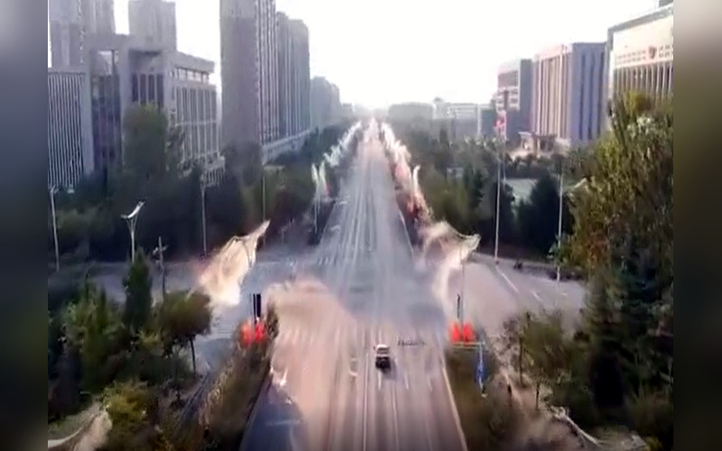 城市道路雾森应用